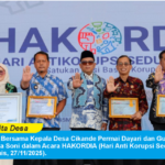 Memperingati Hari Antikorupsi Sedunia (HAKORDIA) Tahun 2025, Desa Cikande Permai Mendapatkan Penghargaan dan Hadiah dari Gubernur Banten